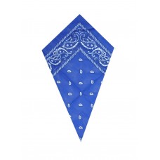 Blue Paisley Bandana Head Scarf