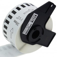 Compatible Brother White Address Labels DK-22225 38mm x 30.48m (Pack Of 100)