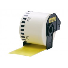 Compatible Brother Yellow Address Labels DK-44605 62mm x 30.48m (Pack Of 1) Compatible Brother Yellow Address Labels DK-44605 62mm x 30.48m (Pack Of 1)