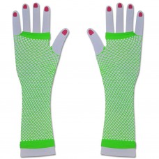 Long Fishnet Gloves Party Fancy Dress Tutu (Green) Long Fishnet Gloves Party Fancy Dress Tutu (Green)