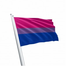 Large Bisexual LGBT Gay Pride Rainbow Flag (90cm x 150cm)