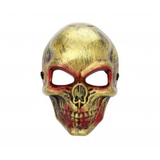 Golden Bloody Skull Adult Costume Halloween Mask (HM14) Golden Bloody Skull Adult Costume Halloween Mask (HM14)