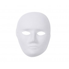 DIY Paint Your Own Design Adult White Halloween Mask (HM19) DIY Paint Your Own Design Adult White Halloween Mask (HM19)