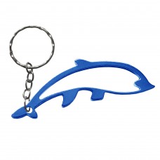 Dolphin Blue Bottle Opener Keyring