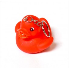 Duck Novelty Keyring Keychain Red