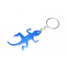 Lizard Blue Bottle Opener Keyring