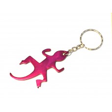 Lizard Purple Bottle Opener Keyring