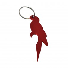 Parrot Red Bottle Opener Keyring