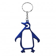 Penguin Blue Bottle Opener Keyring