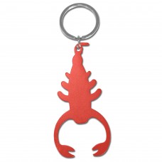 Scorpion Red Bottle Opener Keyring