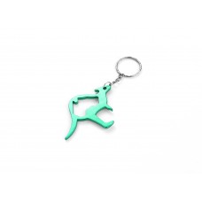 Kangaroo Green Bottle Opener Keyring