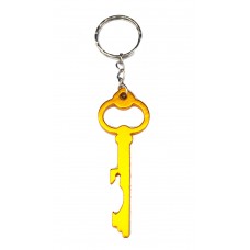 Bike Gold Metal Keyring