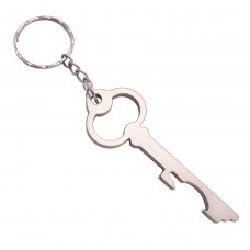 Bike Silver Metal Keyring