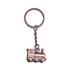 Steam Train Metal Keyring