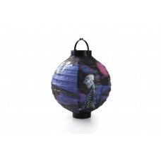 Halloween LED Top Hat Skeleton Light Up Hanging Portable Paper Lantern
