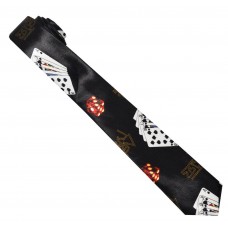 Mens Black Las Vegas Poker Neck Tie (Ti25) Mens Black Las Vegas Poker Neck Tie (Ti25)
