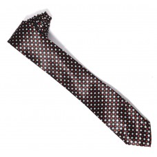 Mens Black With Circles and Squares Pattern Neck Tie (Ti28) Mens Black With Circles and Squares Pattern Neck Tie (Ti28)