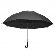 Black Unisex Stick Umbrella Brolly Quick Release