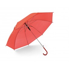 Red Unisex Stick Umbrella Brolly Quick Release