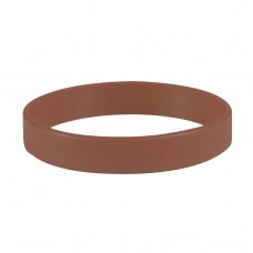 Plain Brown Silicone Wristband (Pack of 1) Plain Brown Silicone Wristband (Pack of 1)