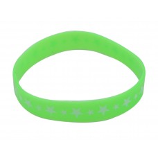 Green Star Silicone Wristband
