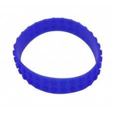 Dark Blue Toy Block Bricks Silicone Wristband