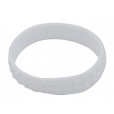 White Toy Block Bricks Silicone Wristband