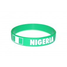 Nigeria Green World Cup Olympics Silicone Wristband (Pack of 1)