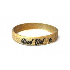 Bad Gal Gold Silicone Wristband (Pack of 1)