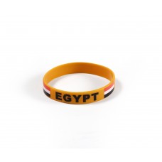 Egypt Brown World Cup Olympics Silicone Wristband (Pack of 1)