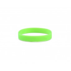 Plain Green Silicone Wristband (Pack of 1)