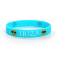 Ibiza Blue Holiday Silicone Wristband (Pack of 1)