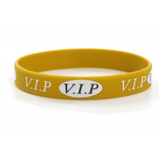 VIP Gold Silicone Wristband (Pack of 1)