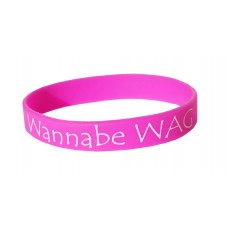 Wannabe Wag Pink Silicone Wristband (Pack of 1) Wannabe Wag Pink Silicone Wristband (Pack of 1)